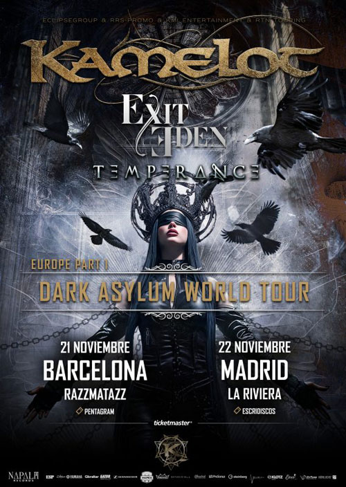 KAMELOT – ARCH ENEMY – VULGAR CHAOS – 70000 Tons Of Metal.